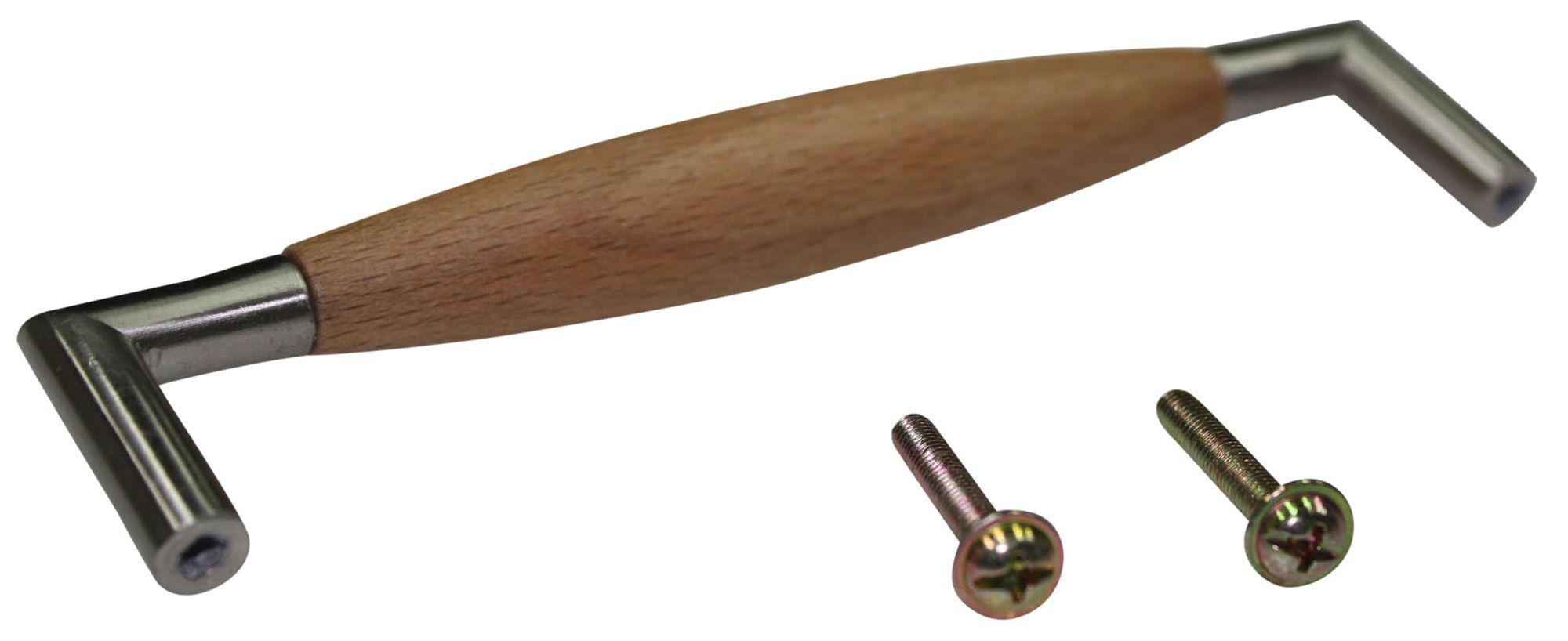 Satin Nickel effect Rocket Bar Furniture Handle (L)137mm | DIY at B&Q