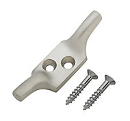 Satin Nickel-plated Brass Cleat hook (L)75mm