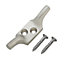 Satin Nickel-plated Brass Cleat hook (L)75mm