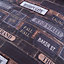 Saville Row Road signs & brickwork Black Double Bedding set