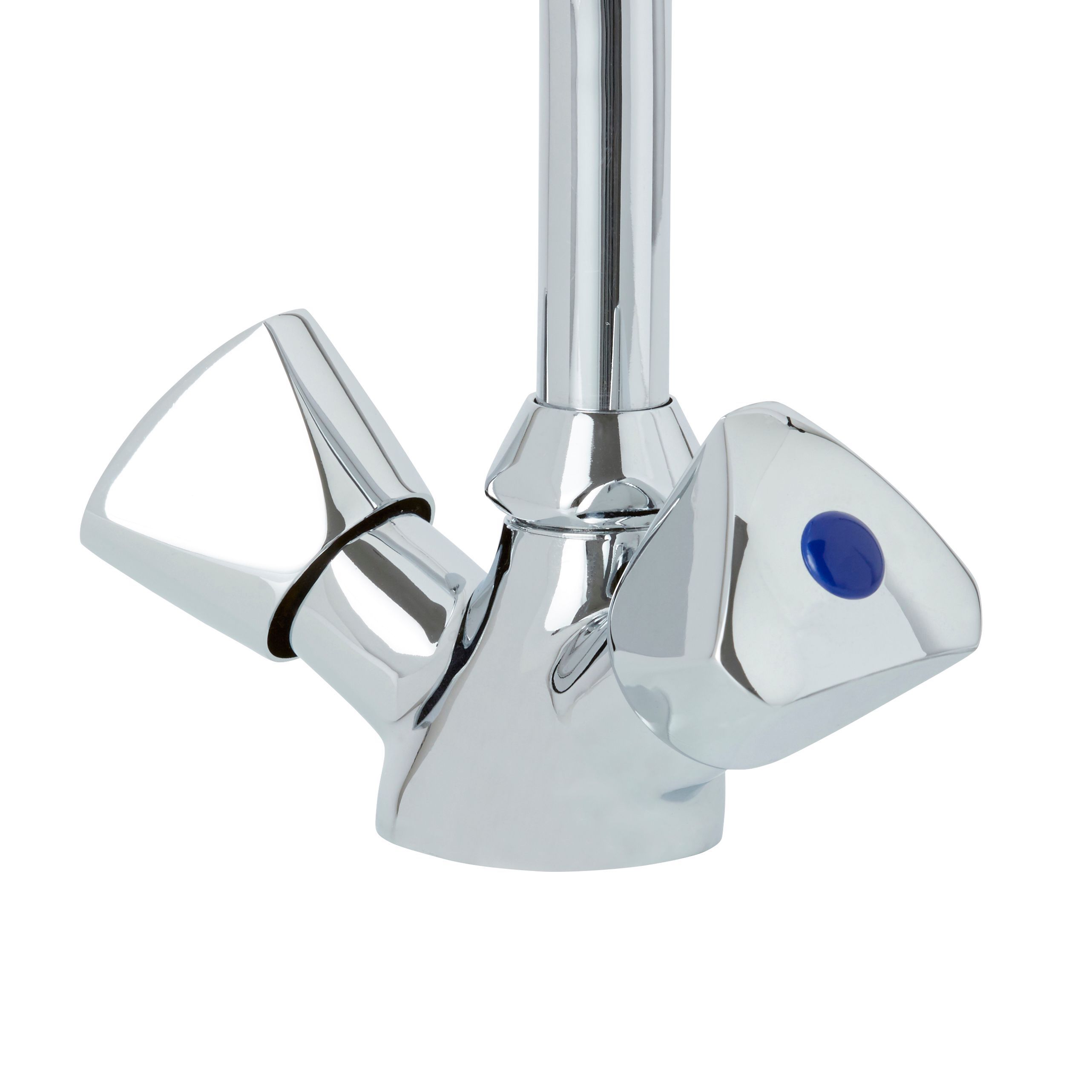 Savo Chrome effect Kitchen Dual lever Tap