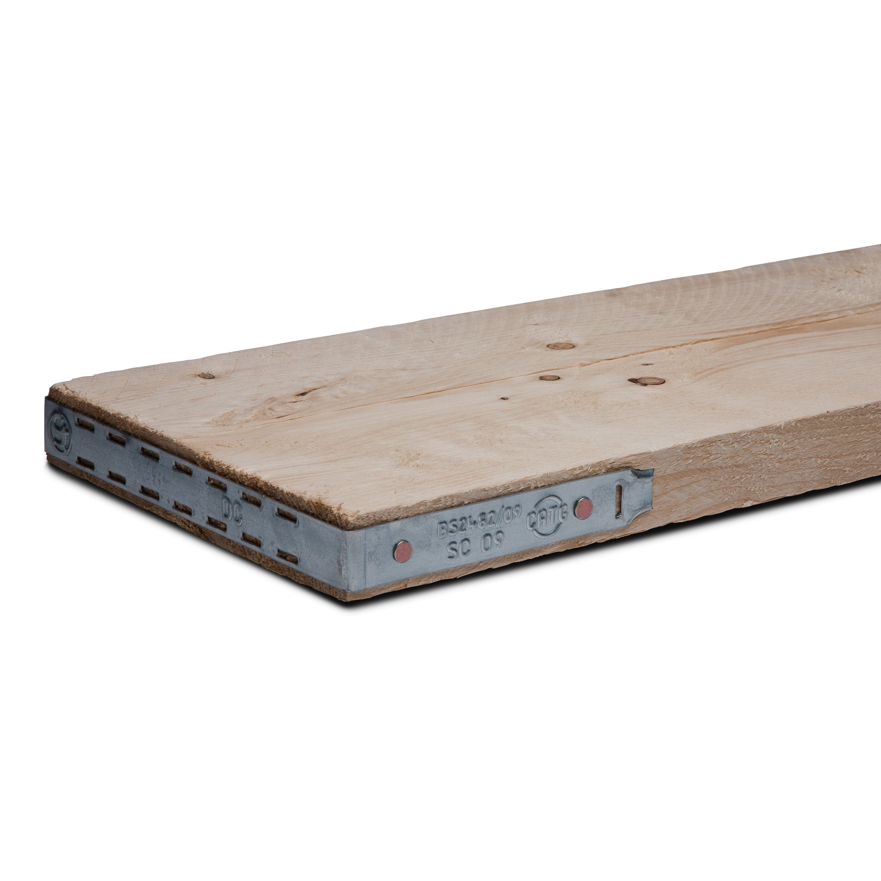 Scaffold board (L)1.8m (W)0.23m (T)38mm , Pack of 3