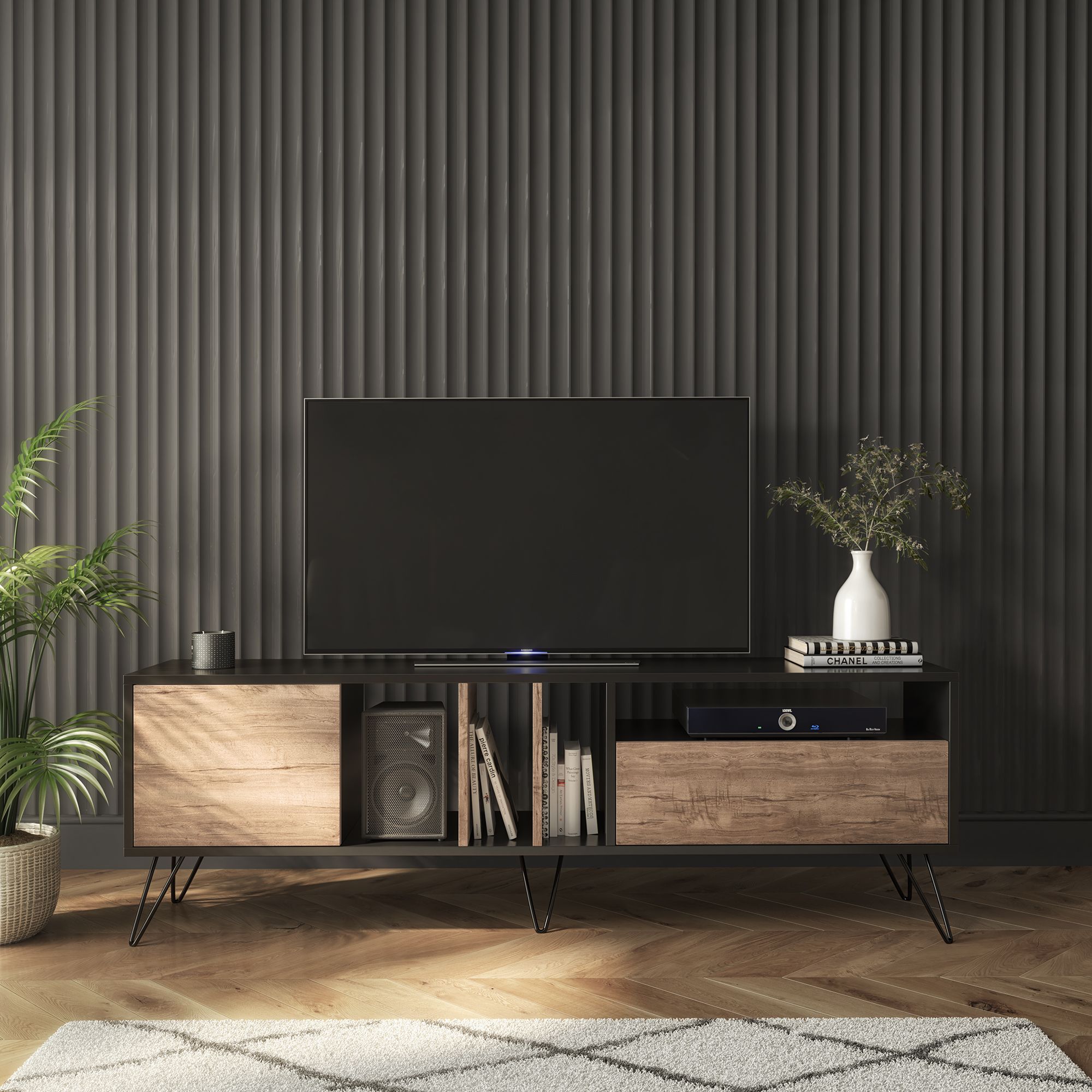 Scallop Cladding Pre-cut panel (L)2400mm (W)170mm (T)18mm