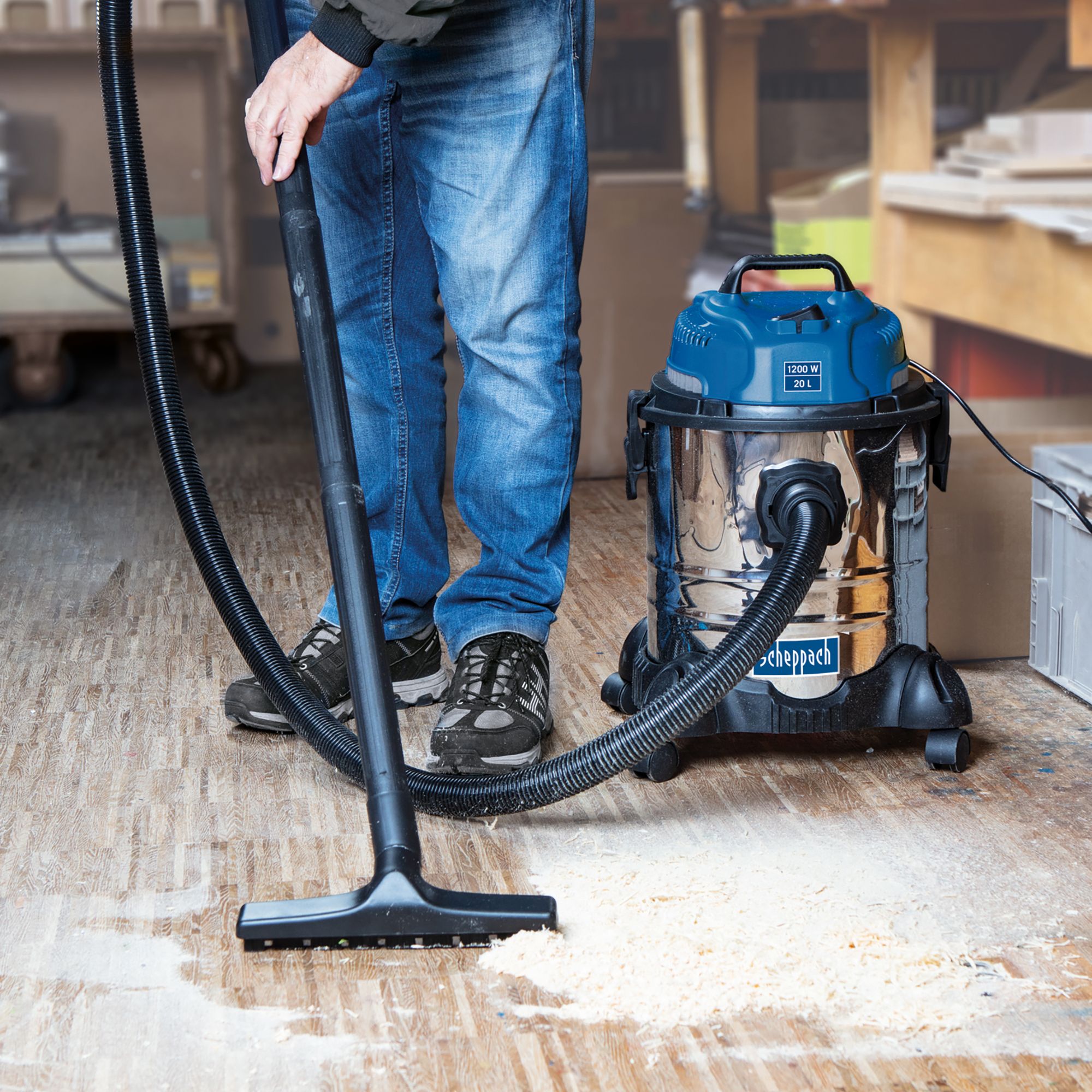 Scheppach ASP20-ES Corded Wet & dry vacuum, 20L