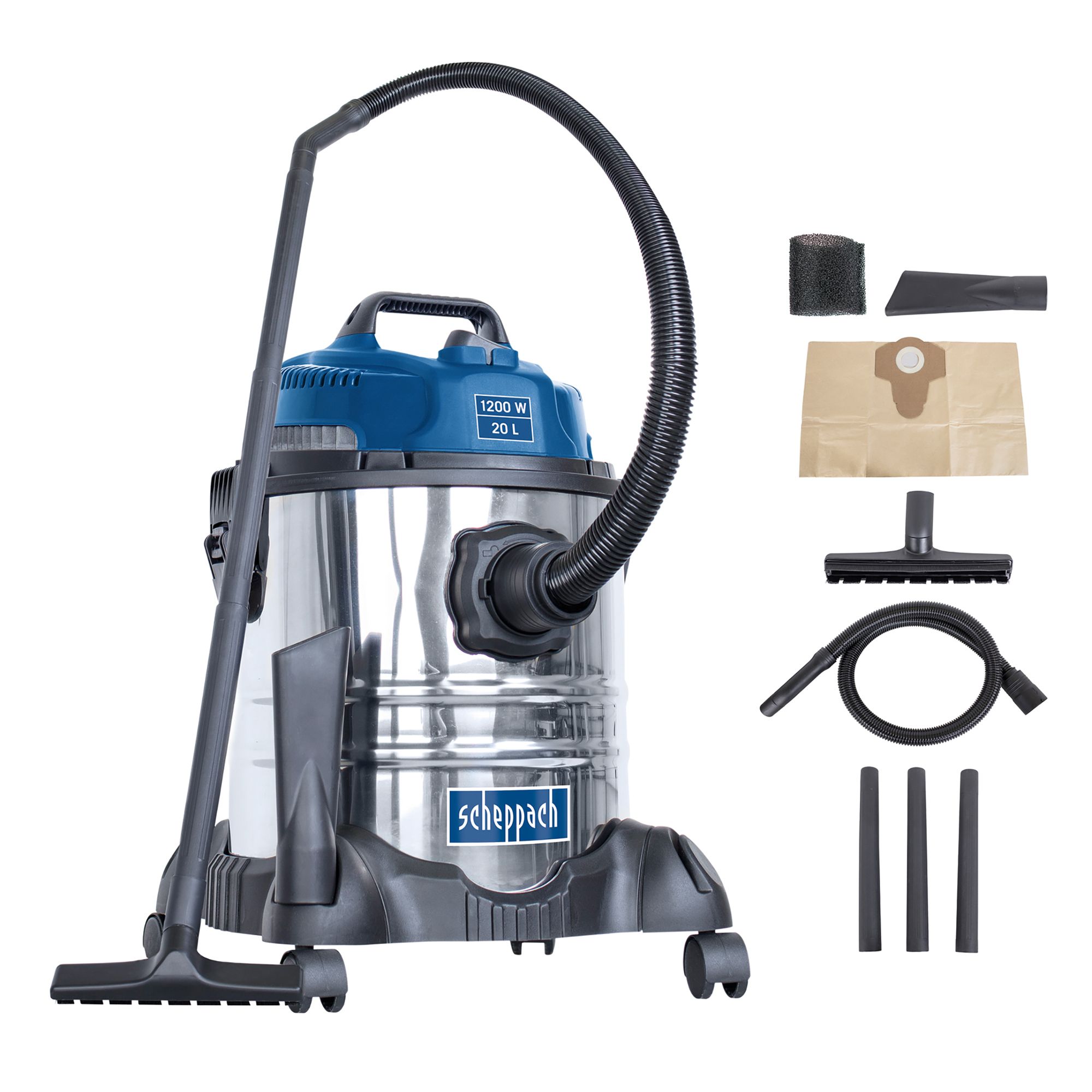 Scheppach ASP20-ES Corded Wet & dry vacuum, 20L