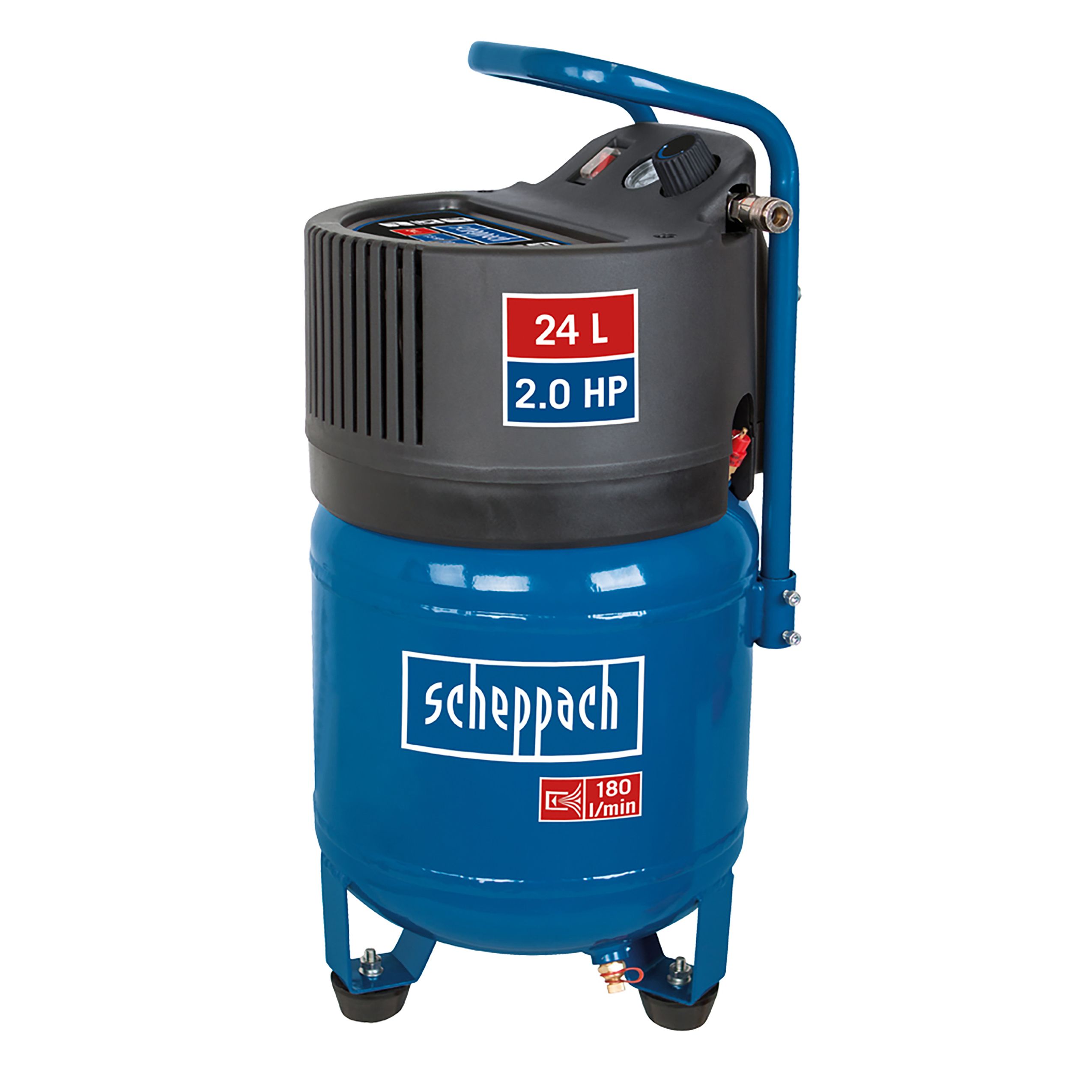 Scheppach Vertical 240V 24L Corded Compressor HC24V
