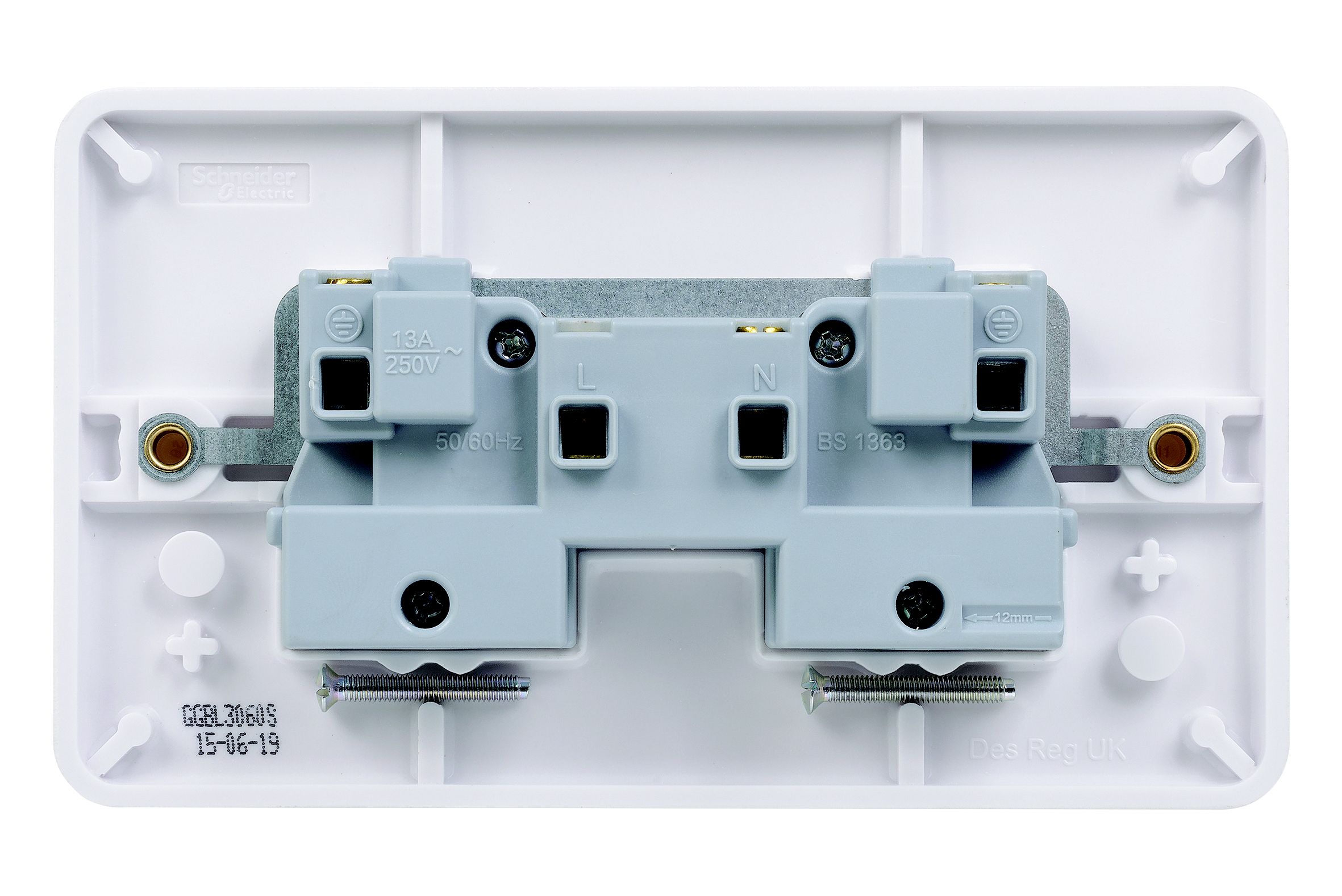Schneider Electric 13A Switched Plug socket