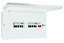 Schneider Electric 8-way Consumer unit with 100A mains switch