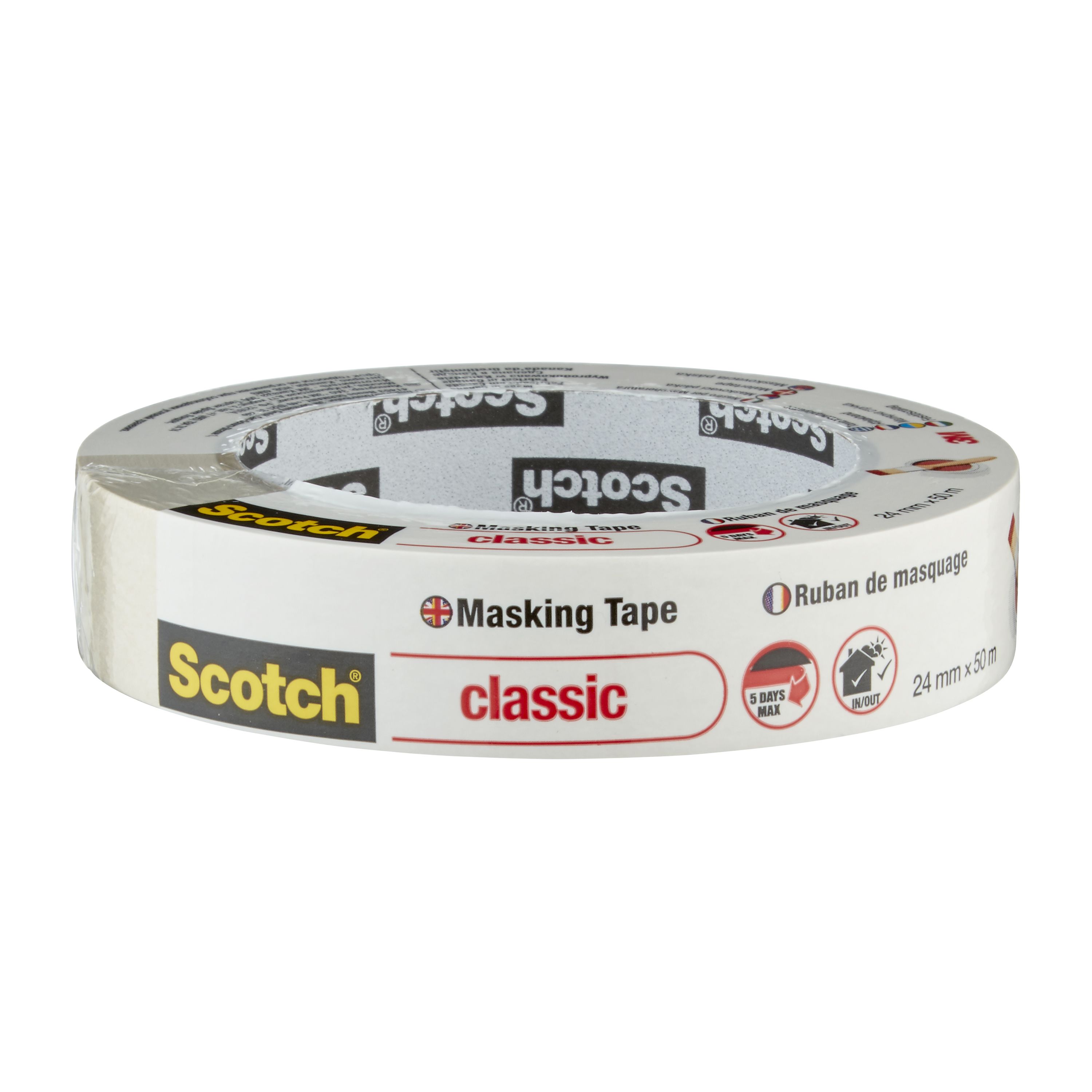 Scotch Beige Masking Tape (L)50m (W)24mm