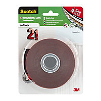 Scotch Grey Mounting Tape (L)5m (W)19mm