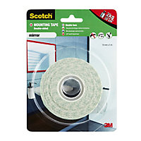 Scotch White Double-sided Tape (L)5m (W)19mm