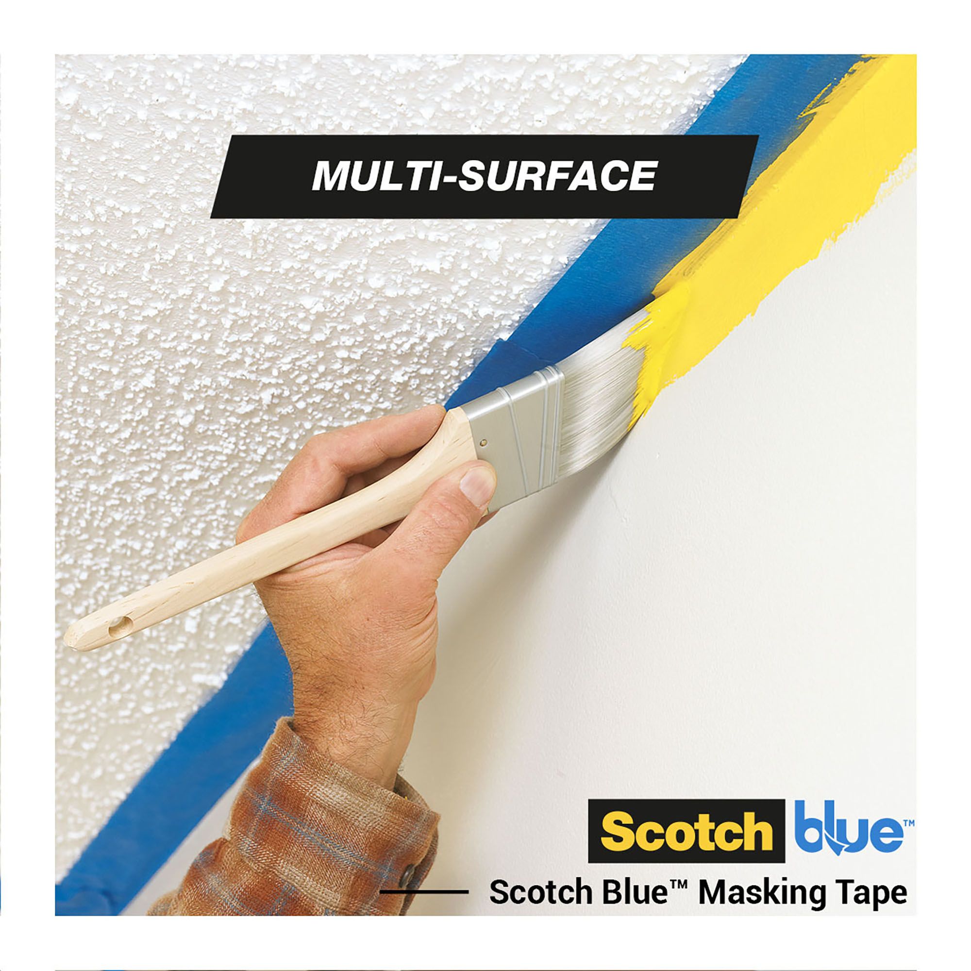 ScotchBlue Blue Masking Tape (L)41m (W)48mm, Pack of 3