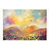 Scott Naismith Legato shore Multicolour Canvas art (H)700mm (W)1000mm