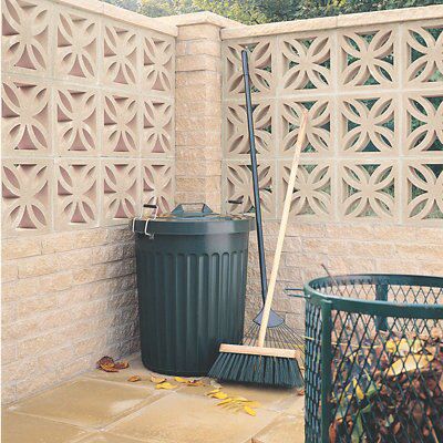 Screen Wall Leaf block, (L)290mm (T)90mm