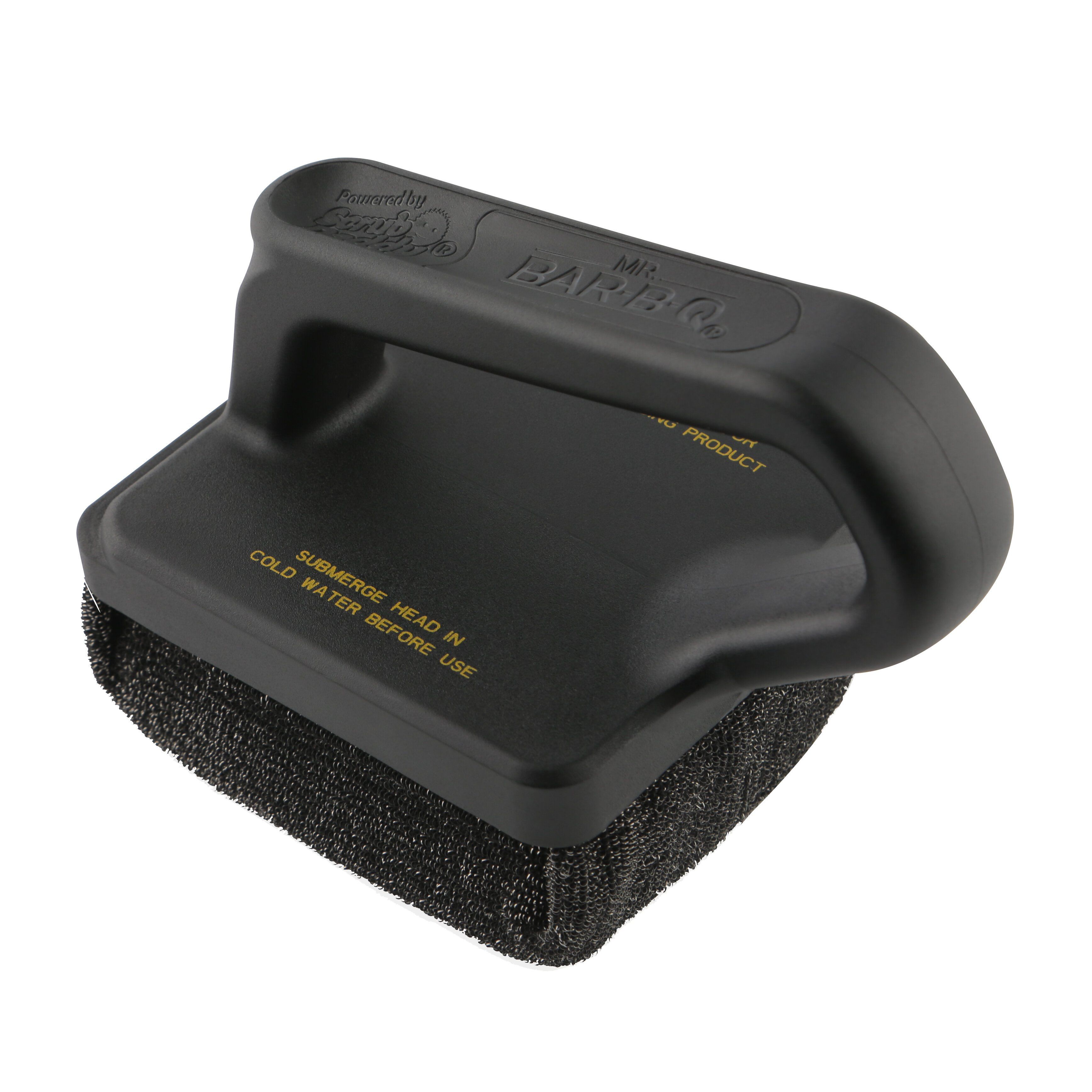Scrub Daddy Mr. Bar-B-Q Black Plastic & stainless steel Grill cleaning brush