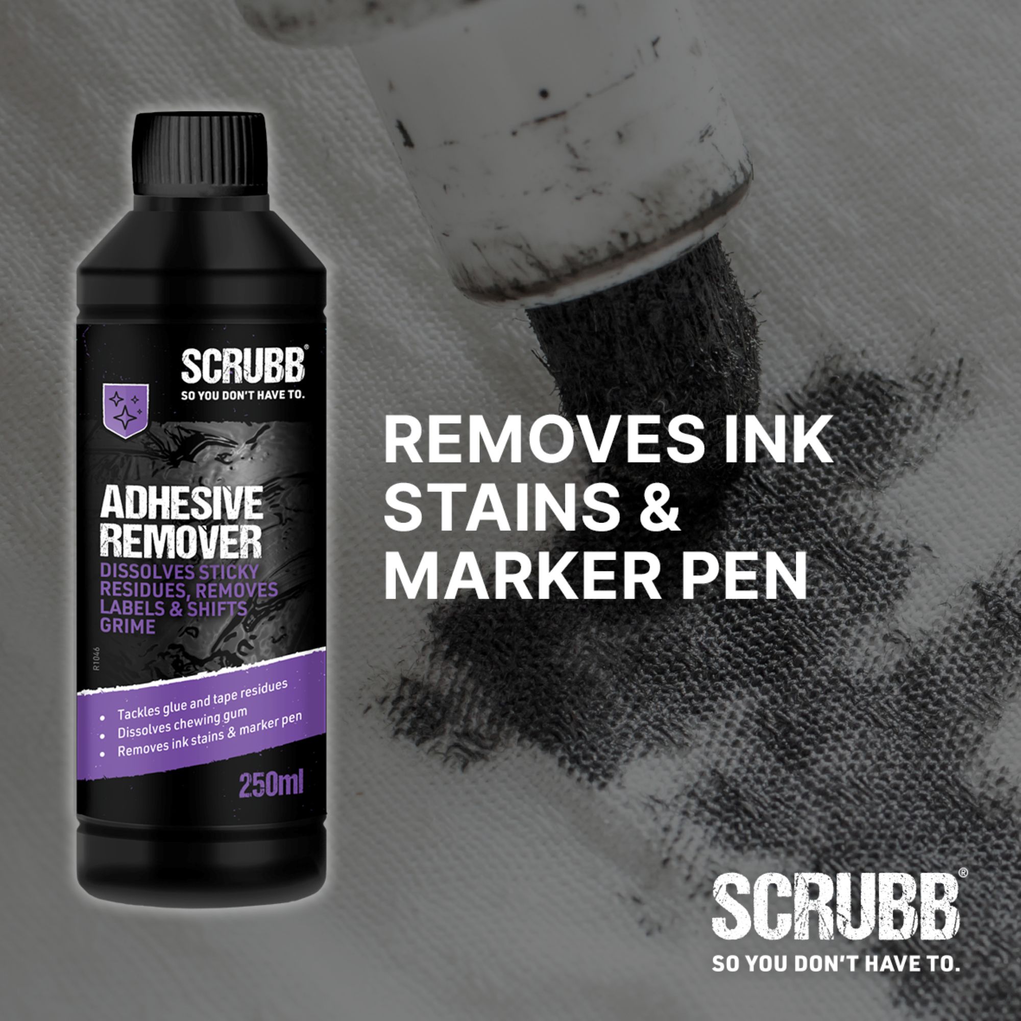 SCRUBB Adhesive remover, 250ml