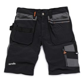 Scruffs Black Shorts W34"
