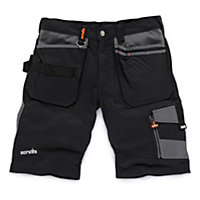 Scruffs Black Shorts W36"