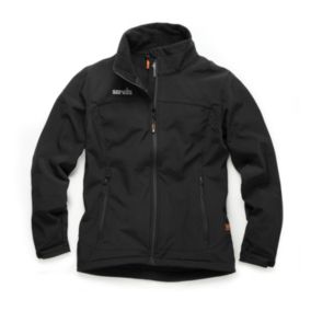Scruffs Black Softshell jacket, Size 10