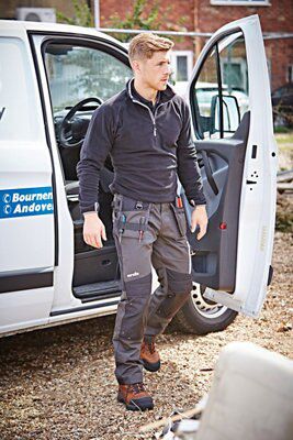 Scruffs Graphite Trousers, W38" L31"