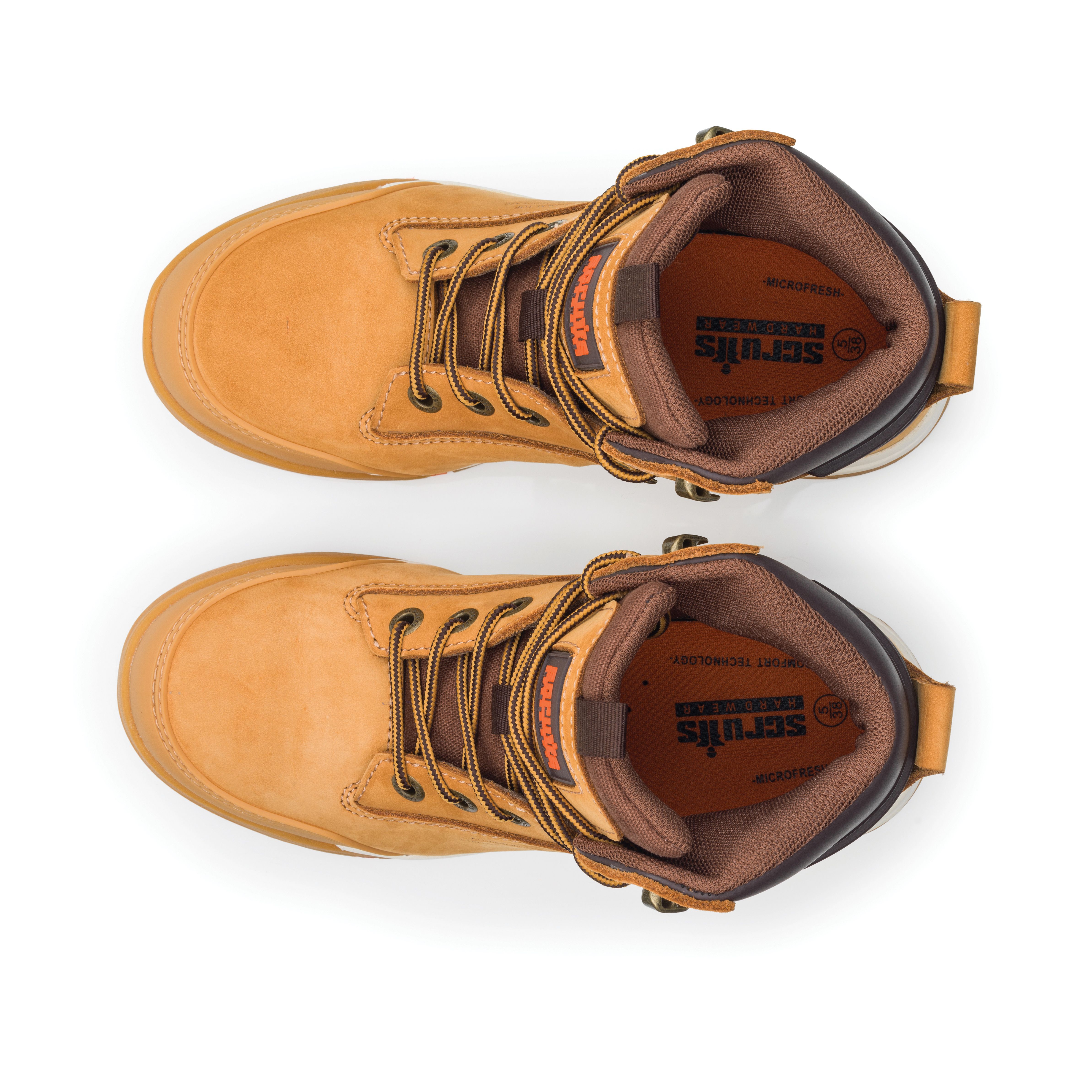 Scruffs Switchback Women's Tan Safety boots, Size 6