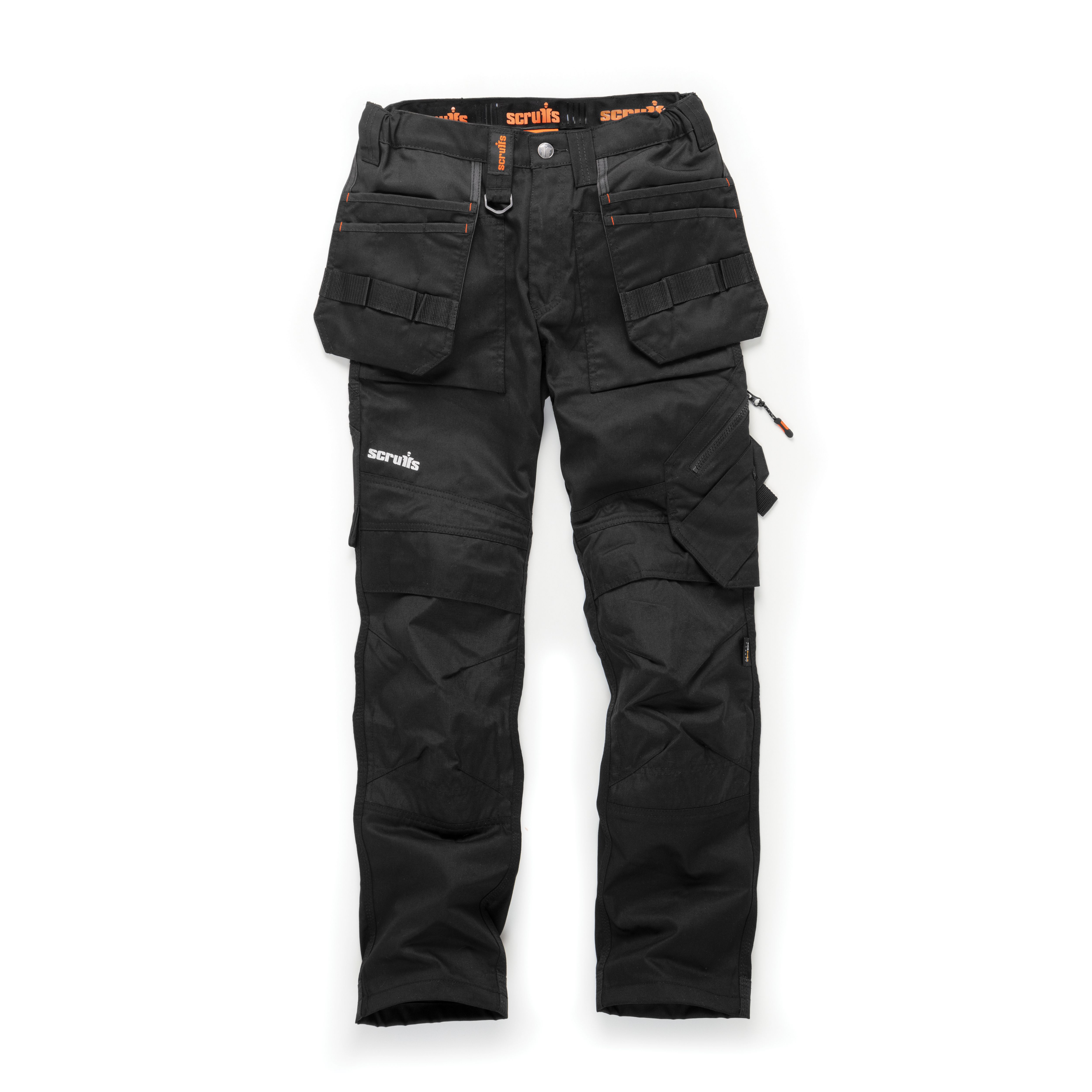 Scruffs Tradeflex Regular Black Women's Trousers, Size 14
