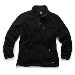 Scruffs Worker Black Fleece jacket X Large