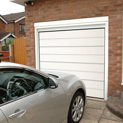 Sectional Garage door, (H)1981mm (W)2134mm