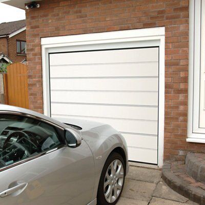 Sectional Garage door, (H)1981mm (W)2286mm
