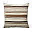 Sedum Beige, brown & cream Striped Cushion
