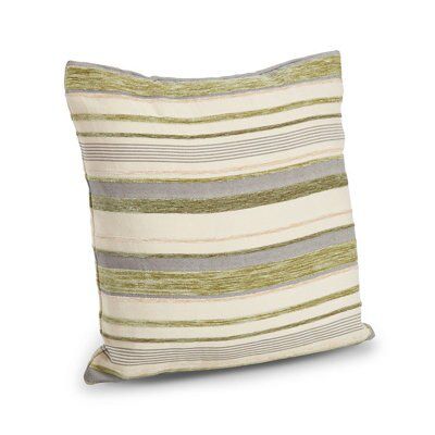 Green striped cushions sale