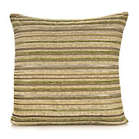 Sedum Sage green Striped Cushion