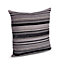 Sedum Striped Black Cushion (L)43cm x (W)43cm