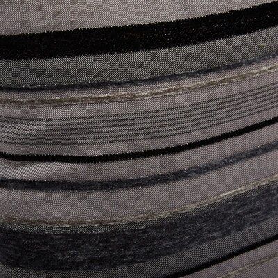 Sedum Striped Black Cushion (L)43cm x (W)43cm