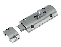 Select Nickel-plated Steel Door bolt (L)76mm