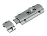 Select Nickel-plated Steel Door bolt (L)76mm