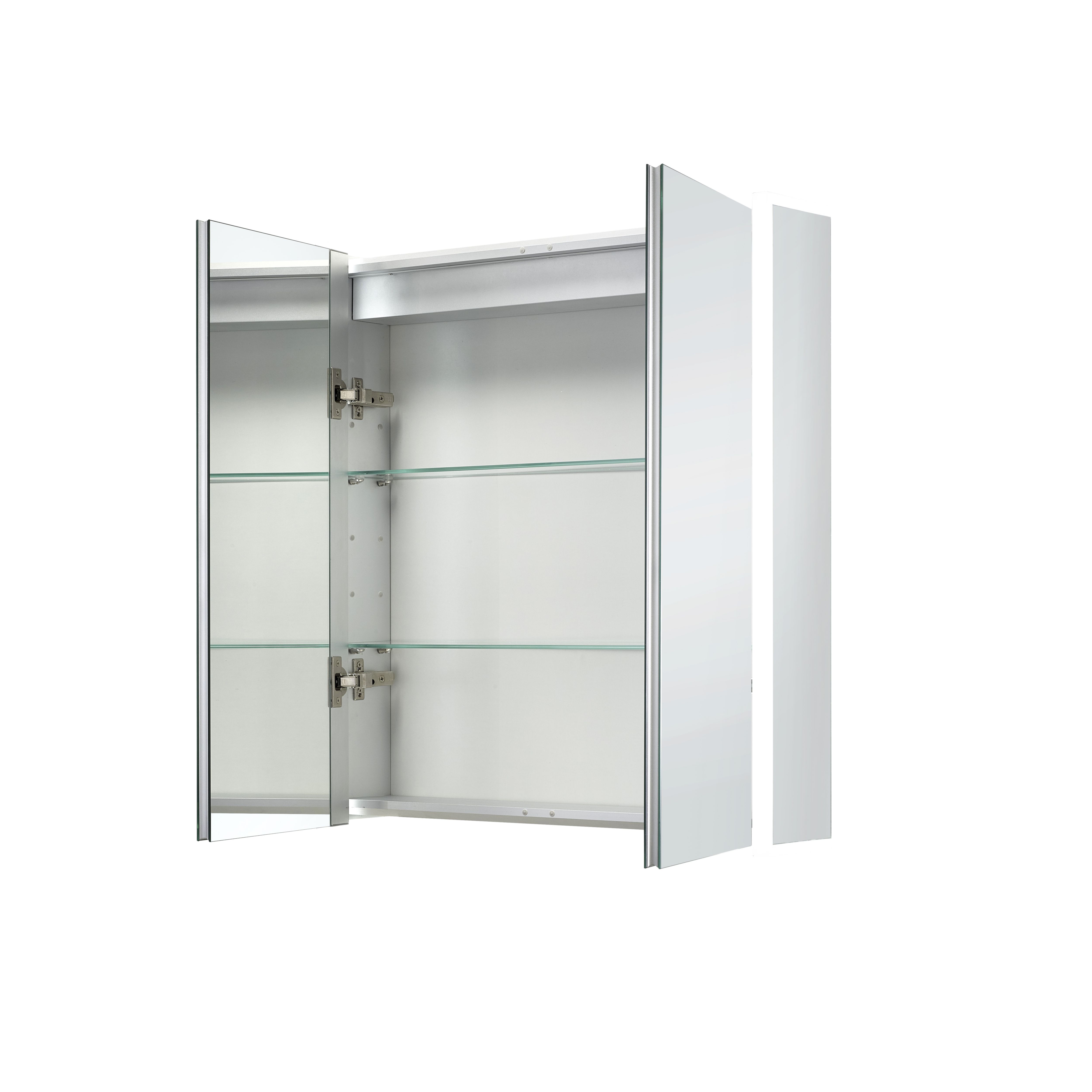 Illuminated bathroom cabinet deals b&q