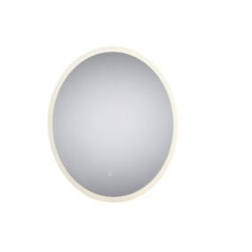 Sensio Como Round Frameless Illuminated Colour-changing mirror (H)600mm (W)600mm