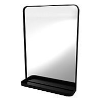 Sensio Elm Rectangular Non illuminated Framed Bathroom mirror (H)700mm (W)500mm