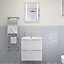 Sensio Ester Plus White Rectangular Wall-mounted Bathroom & WC Illuminated mirror (H)65cm (W)50cm