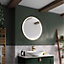 Sensio Frontier Brass effect Circular Wall-mounted Bathroom Illuminated mirror (H)60cm (W)60cm