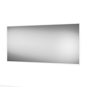 Sensio Glimmer Rectangular Wall-mounted Bathroom Illuminated Colour-changing mirror (H)70cm (W)50cm