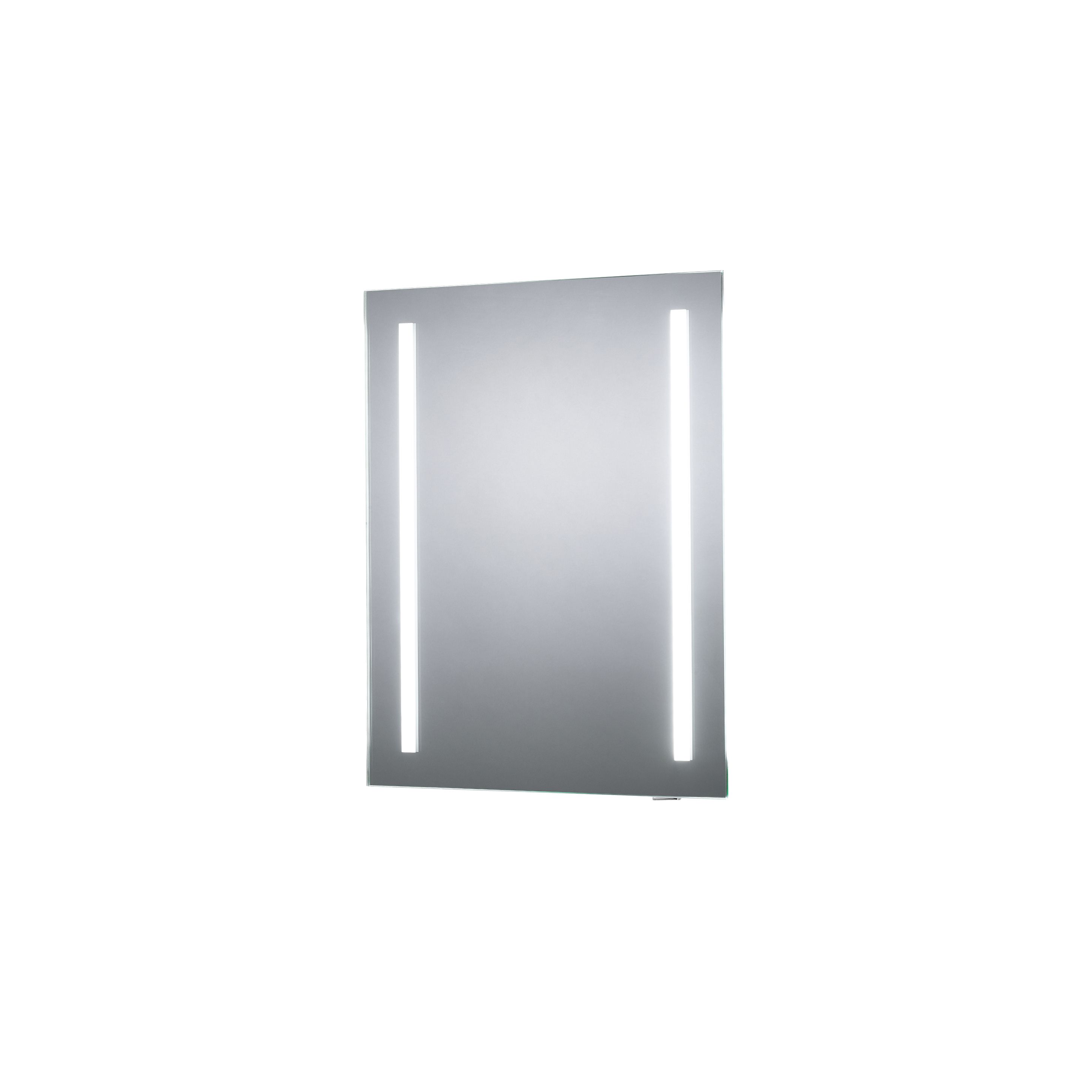 Battery operated deals bathroom mirror b&q