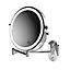 Sensio Lily Chrome effect Round Wall-mounted Bathroom & WC Illuminated Bathroom mirror (H)32cm (W)20cm