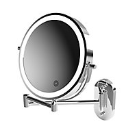 Sensio Lily Round Illuminated Framed Bathroom mirror (H)320mm (W)200mm