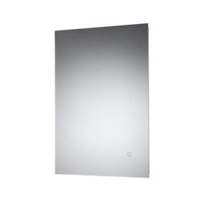 Sensio Serenity Rectangular Illuminated Frameless Bathroom mirror (H)700mm (W)500mm