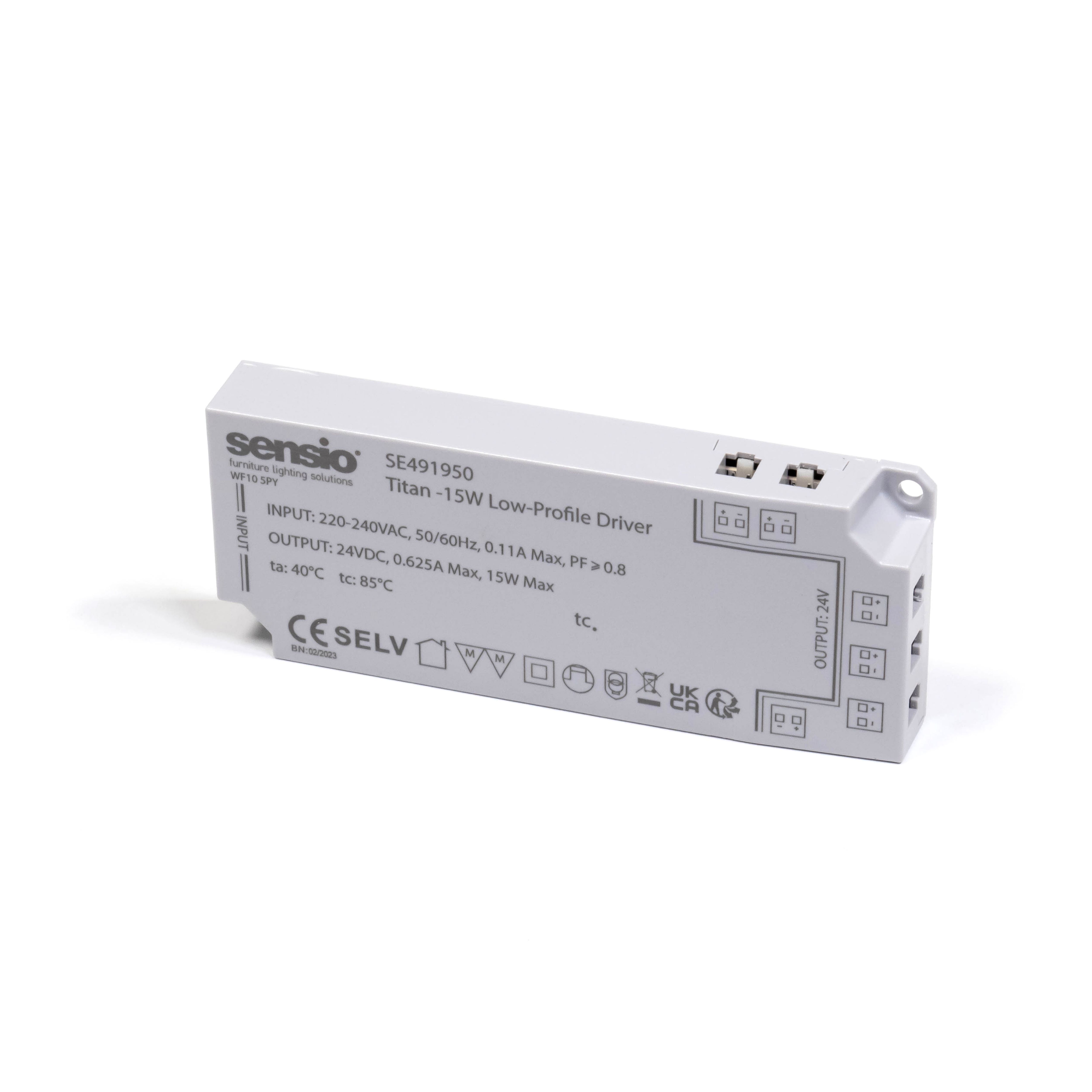 Sensio Titan Grey Mains fed LED driver 24V/15W | DIY at B&Q