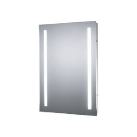 Sensio Uno Rectangular Illuminated Bathroom mirror (H)700mm (W)500mm