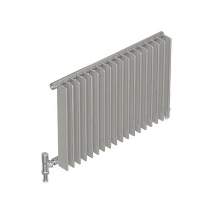 Seren Conqueror Flat panel Silver 20 Column Radiator, (W)800mm x (H)600mm