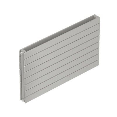 Seren Égalrad Matt silver Horizontal Designer Radiator, (W)1000mm x (H)578mm